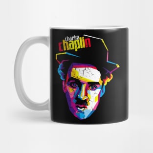 CHARLIE CHAPLIN WPAP ART Mug